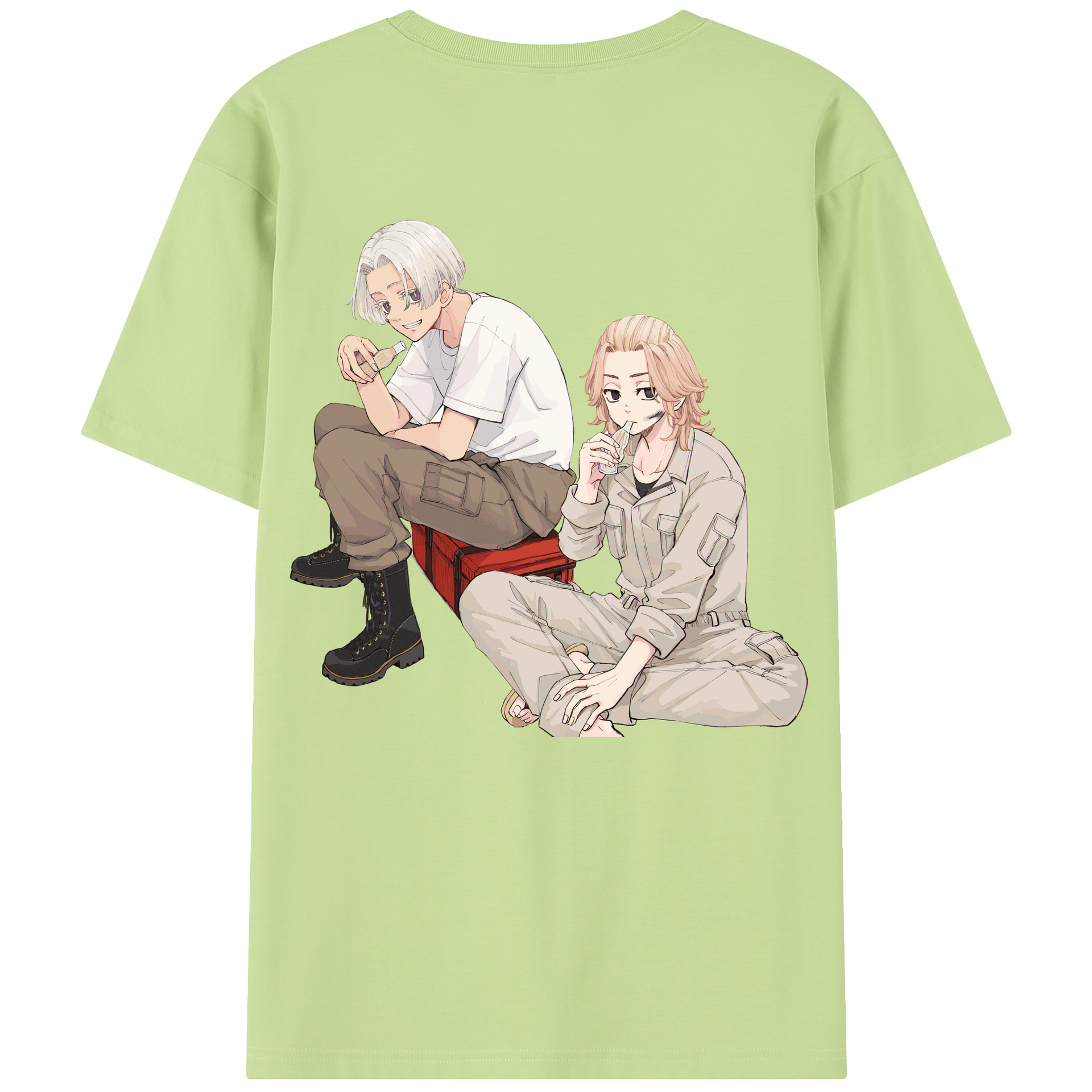 （画像用） 東京リベンジャーズ Tokyo Revengers 綿100％半袖Tシャツ（背面プリント）